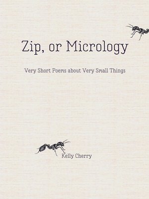 cover image of Zip, or Micrology